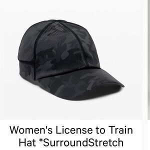 LuLuLemon license to train surround stretch hat S/M